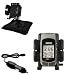 Garmin Edge 305 Auto Bean Bag Dash Holder with Car Charger - Uses Gomadic TipExchange