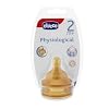 Chicco 81623000000 - Sauger aus Kautschuk variabler Flu�, 2er Set
