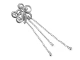 Zandra Rhodes 925 Silver Manhattan Lady Diamond Brooch