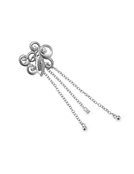 Zandra Rhodes 925 Silver Manhattan Lady Diamond Brooch