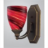 Cocoa Nickel 1-Light Bath Lighting 5 W ELK Lighting 570-1N-C