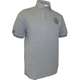USSF Anvil Grey w/Navy Pinstripe Golf Shirt