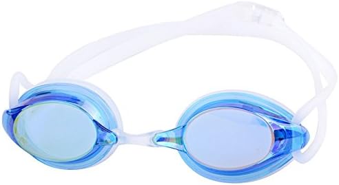 Swim Goggles - Fashion Comfortable Clear Swimming Goggles Anti Fog Mirror Coating UV Protection Racing Swim Goggles No Leaking with Ear Plugs Free Protection Case for Men Women Adult
