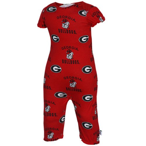 Georgia Bulldogs Infant Red Maverick Creeper (12 Months)