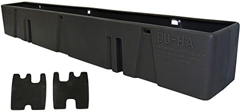 DU-HA Dark Gray Behind the Seat Storage Unit (Fits Chevrolet and GMC Heavy Duty Crew Cabs 2000-2007)