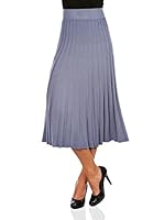 Bleu Marine Falda Jenna (Gris)