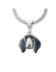 Sterling Silver Coonhound Pendant by The Magic Zoo