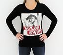 Black Birdcage Long Sleeve Tee