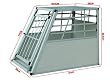 Alu Hunde Transportbox Hundebox Hundetransportbox in Silber