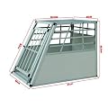 Alu Hunde Transportbox Hundebox Hundetransportbox in Silber