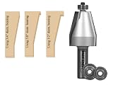 08-500, 1/2 ShankThree-in-One Profile Router Bit