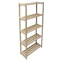 Hergestellt f�r DEMA Holz Regal mit 5 B�den 80/30/170