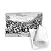 The Idle 'Prentice Executed at Tyburn, plate.. - Tea Towel 100% Cotton - Art247 - Tea Towel - 46x70c