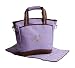 Organic Cotton Canvas Baby Mama Diaper Bag- Lavender