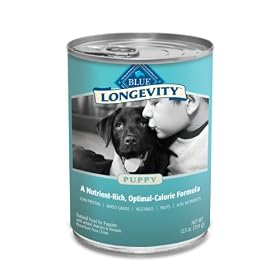 Blue Buffalo Longevity Canned Food for Puppies (Pack of 12 12.5-Ounce Cans)