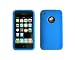 Apple iPhone 3G Premium Silicone Protective Skin Case (Blue) - SENYX