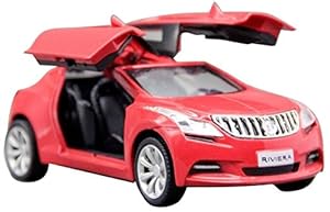NEW 1:28 Buick Future Star Diecast Car Model Collection with light and sound Red