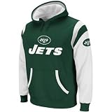 New York Jets Reebok "Jersey Hood" Hooded Sweatshirt (Medium )