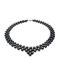 Blue Pearls - Cultured Pearl 3 strand original Necklace - BPS 1000 O