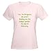 Pregnant Suprise February Women’s Pink TShirt Funny Women’s Light TShirt by CafePress = Nerdy TShirt