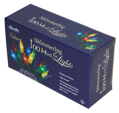 Celebrations Twinkling Lights Multi-Colored Bulbs 20' Fuse Ace No. 9802315