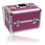 Alu-Koffer Beautycase Schminkkoffer Pink 218637