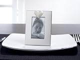 Review Cassiani  / 2x3 Silver Metal Photo Frame w Heart Decoration (Set of 24) - Wedding Favors