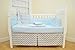 American Baby Company 100% Natural Cotton Percale Fitted Crib Sheet for Standard Crib and Toddler Mattresses, Blue, Soft Breathable, for Boys and Girls
