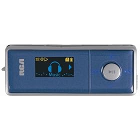 RCA Pearl 2 GB MP3 Player with FM Radio and Direct USB (Blue) by RCA