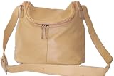 Maxx New York Soft Leather Organizer Zip Top Bag