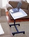 Rolling Laptop Desk (Dark Cherry)
