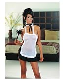 Dreamgirl International 4 Piece Ooh La La Apron Halter Dress, img