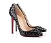 Naly Women's Classic Studded Bridal Pointed Toe Pumps Stiletto Evening Dress High heels