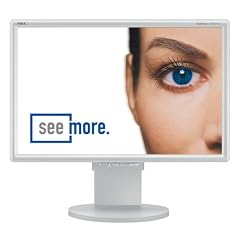 NEC 2470 WVX 61 cm (24 Zoll) TFT-Monitor D-sub- DVI-D (Kontrast: 10000:1, 6ms Reaktionszeit) silber