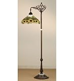 Meyda Tiffany Wild Sunflower Bridge Arm Tiffany Floor Lamp - MEY-65834