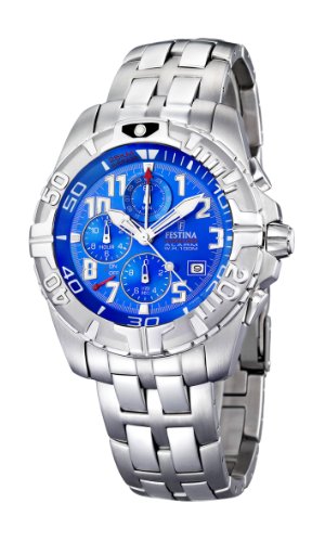 FESTINA Sport-Tourchronos 16095/1Unisex Quarzuhr mit Metallband