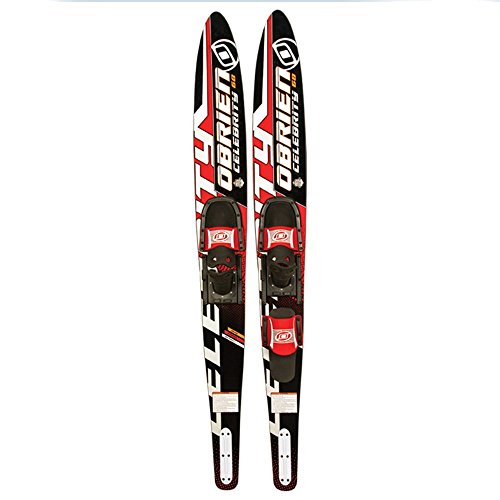 O Brien Celebrity Red Combo Water Skis With 700 Adjustable Bindings 2014 68in Ruby S. Wilsonez