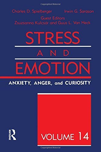 Stress And Emotion (Series in Stress and Emotion: Anxiety, Anger, and Curiosity) (1991-06-01)