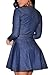 OVERMAL 2016 Womens Urban Denim Shirt Dress Shirt Dress for Girl
