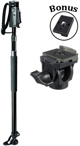 Manfrotto 685B Neotec Monopod/234RC Swivel Head and a Replacement Quick Release Plates for the RC2 Rapid Connect Adapter On Sale
