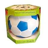 Blue and White Football Lampshade