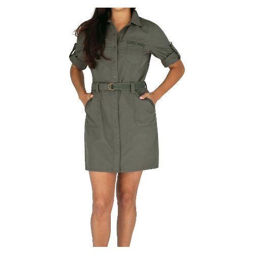 Royal Robbins Women's Bistro Dress - Light Olive 10