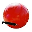 Burst Resistant Yoga/Exercise Ball with Pump, Red 75 cm Diameter