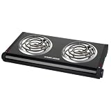 Black & Decker DB1002B Double-Burner Portable Buffet Range