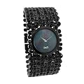 D&G Dolce&Gabbana Damen-Armbanduhr RISKY IP BLACK MOP DIAL BRC DW0245