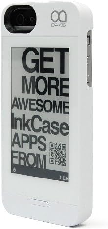 New 3.5" LCD Screen E-ink Reader Smart Case Cover Bluetooth Sync For iPhone 5 5S 5G (White)