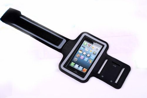 EkitMall Sports Running Jogging Gym Waterproof Armband Case Cover for Apple Iphone 5 (BLACK)