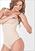 Shapewear Lycra - Nylon Body Shaper Braless Adjustables Straps.Thong Nude