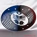 Red and Blue ** US FLAG - AMERICAN BALD EAGLE, WIND SPINNER SUN CATCHER - Made in USA