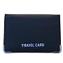 Black Leather Travel Card / Bus Pass holder